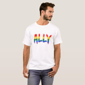 T-shirt Ally Rainbow (Devant entier)
