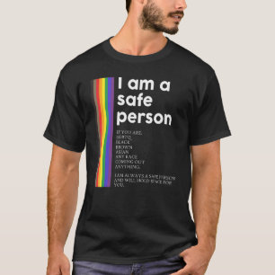 T-shirt Ally Safe Personne LGBTQ Ally