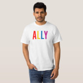 T-shirt Ally to the LGBTG Community Diversity Equity (Devant entier)