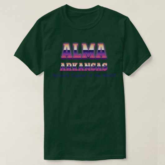 T-shirt Alma Arkansas (Design devant)