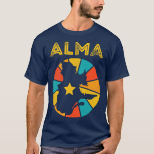 T-shirt Alma Québec Canada Souvenir Vintage dérangé 1