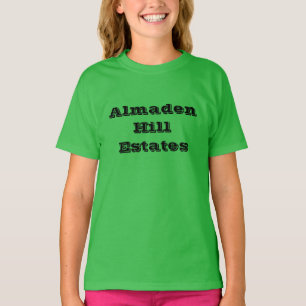 T-shirt Almaden Hill Estates, quartier de san Jose bold