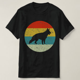 T-shirt ALMAN SHEPHERD rétro vintage silhouette les anné