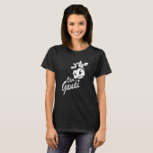 T-shirt Almhütte Oim Gaudi Mountain Vache Dialecte Randonn (Devant entier)