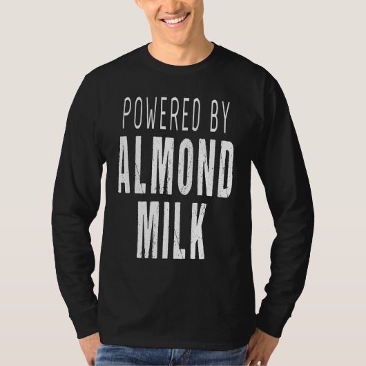 T-shirt Almond Milk   Powered By Almond Milk (Devant)
