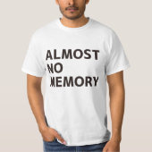 T-SHIRT ALMOST NO MEMORY (Devant)