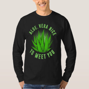 T-shirt Aloe Vera Nice De Vous Rencontrer Plante Succulent