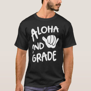 T-shirt Aloha 2e année Retour à l'école Hawaii Shaka Cool 