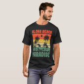 T-shirt Aloha Beach Paradise Ocean Tropical Summer Vacatio (Devant entier)
