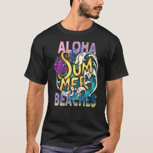 T-shirt Aloha Beach Tropical Hawaiian Summer Island Vaca