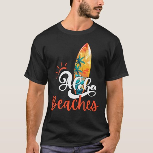 T-shirt Aloha Beaches Hommes (Devant)