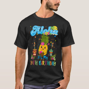 T-shirt Aloha C'Est Mon 10e Anniversaire 10 Ans Enfants Ha