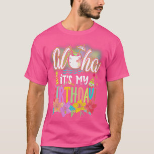 T-shirt Aloha C'est mon anniversaire Hawaiian Aloha Plages