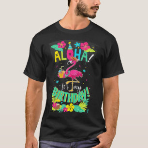 T-shirt Aloha C'Est Mon Anniversaire Joyeux Anniversaire F