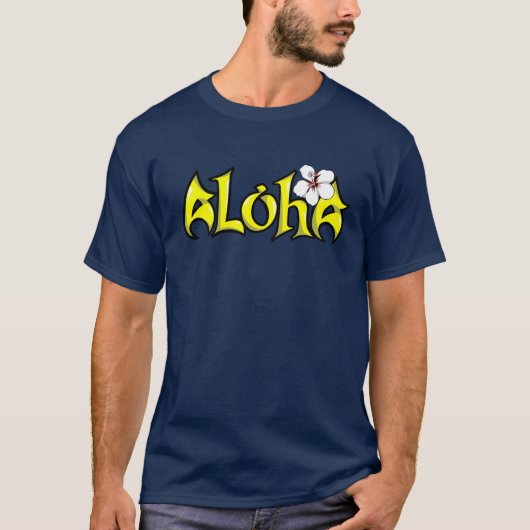 T-shirt ALOHA : Conception d'impression (Devant)