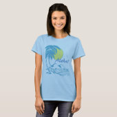 T-shirt Aloha conception hawaïenne tropicale (Devant entier)