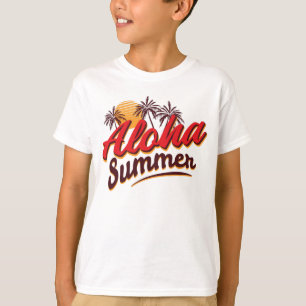 T-shirt Aloha Été