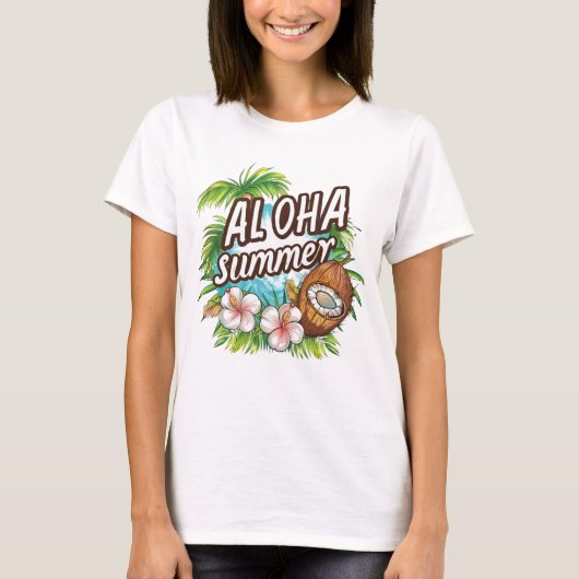 T-shirt Aloha été (Devant)