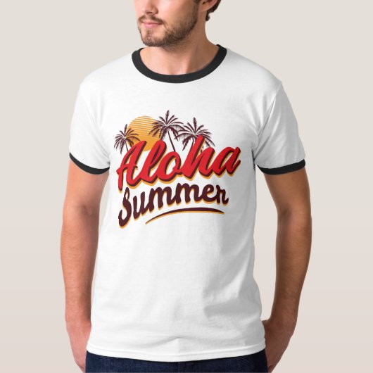 T-shirt Aloha Été (Devant)