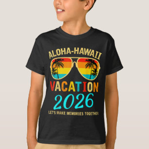 T-shirt Aloha hawaï 2026 famille créant des souvenirs étéA