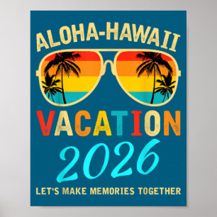 T-shirt Aloha Hawaï Familie Reis Maken Poster