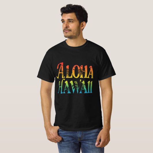 T-shirt Aloha Hawaii (Devant entier)