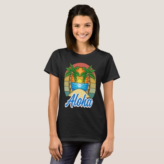 T-shirt Aloha Hawaii (Devant entier)