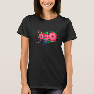T-shirt Aloha Hawaii Fleurs des îles tropicales