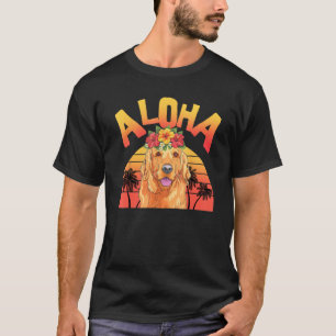 T-shirt Aloha Hawaii Golden pour femmes hommes été