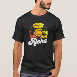 T-shirt Aloha Hawaii Hawaii île Hawaii Palm Trees Plage Va