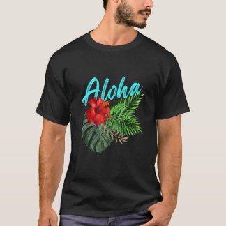 T-shirt Aloha Hawaii Hawaii île Hawaiian Plage tropicale V