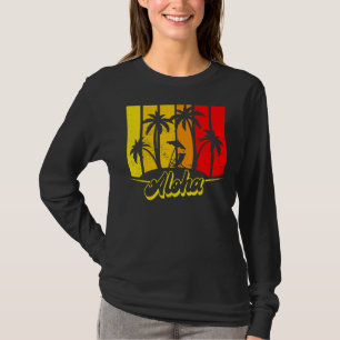 T-shirt Aloha Hawaii Hawaii île Palm Trees Plage Va