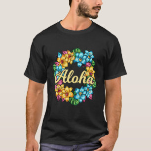 T-shirt Aloha Hawaii Hawaii Léi Fleur Luau Hawaii Par Hawa
