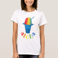 ALOHA Hawaii Hawaii rasage arc-en-ciel rasé glace