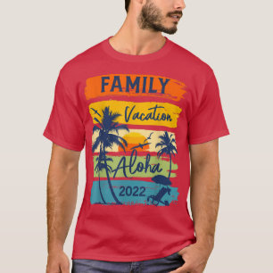 T-shirt Aloha Hawaii Hawaiian Vacation 2022 Matching Famil