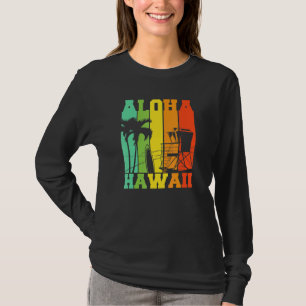 T-shirt Aloha Hawaii Palm Beach Surf Vintage