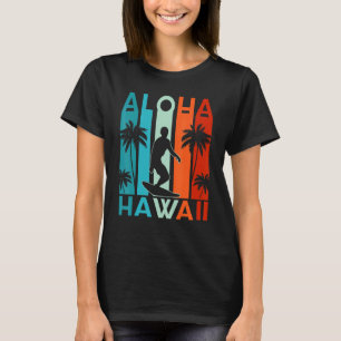 T-shirt Aloha Hawaii Surf Ciel Aimer Au Surf