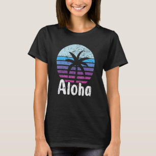 T-shirt Aloha Hawaii Surf Retro Sunset 16