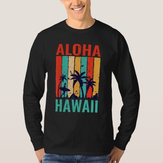 T-shirt Aloha Hawaii Surf Surf de surf Hawaiian été (Devant)
