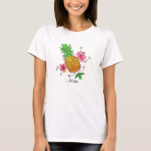 T-shirt Aloha la chemise des femmes de l'ananas | (Devant)