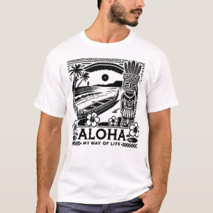 T-shirt Aloha Life - Embrassez l'Esprit hawaïen