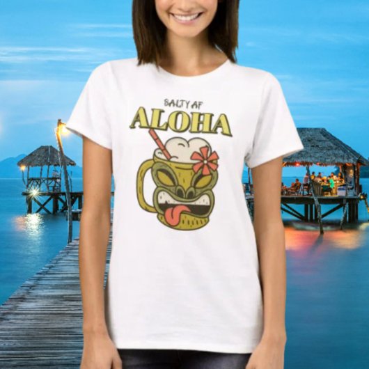T-shirt Aloha par Salty AF