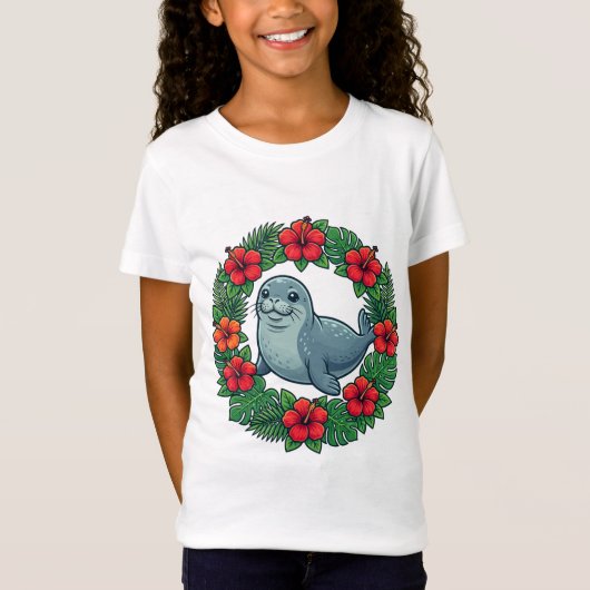 T-Shirt Aloha Petit Phoque Moine (Devant)