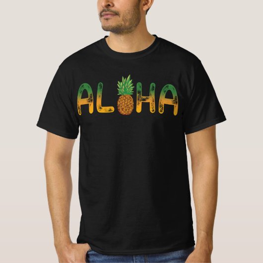 T-shirt Aloha Pineapple (Devant)