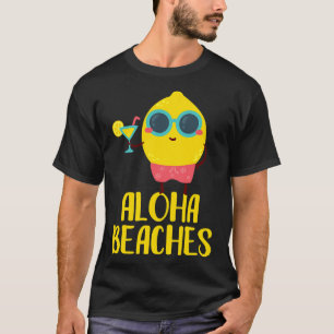 T-shirt Aloha Plages Tee Cool Lemon Fruit Cadeau de Vacanc