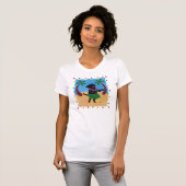T-shirt Aloha points noirs de laboratoire (Devant entier)
