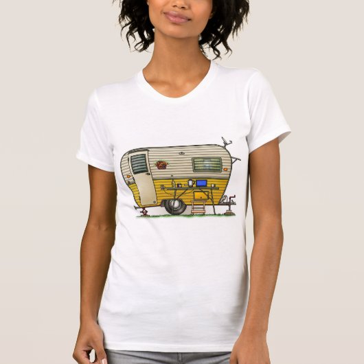 T-shirt Aloha remorque de campeur (Devant)