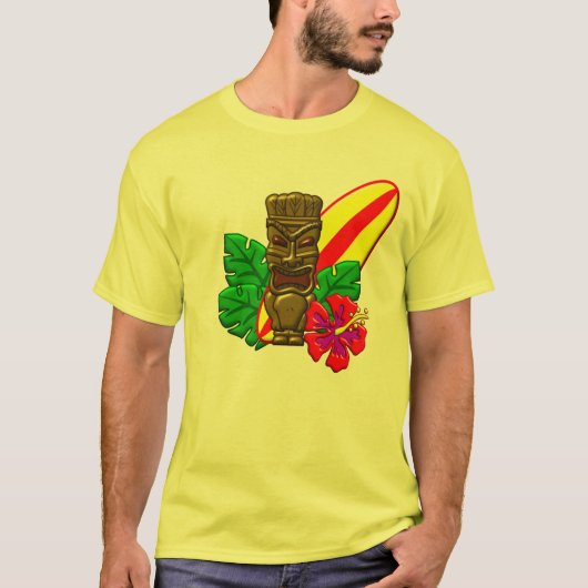 T-shirt Aloha surfer d'Hawaï (Devant)