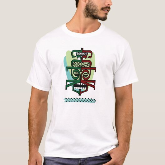 T-shirt Aloha Tiki @ (Devant)