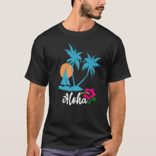 T-shirt Aloha Tiki Party Hawaiian Luaus Family Vacations B
